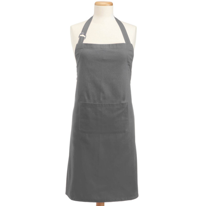 Solid Color Cotton Chef Apparel, Gray