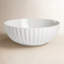 French Perle Scallop Serving Bowl