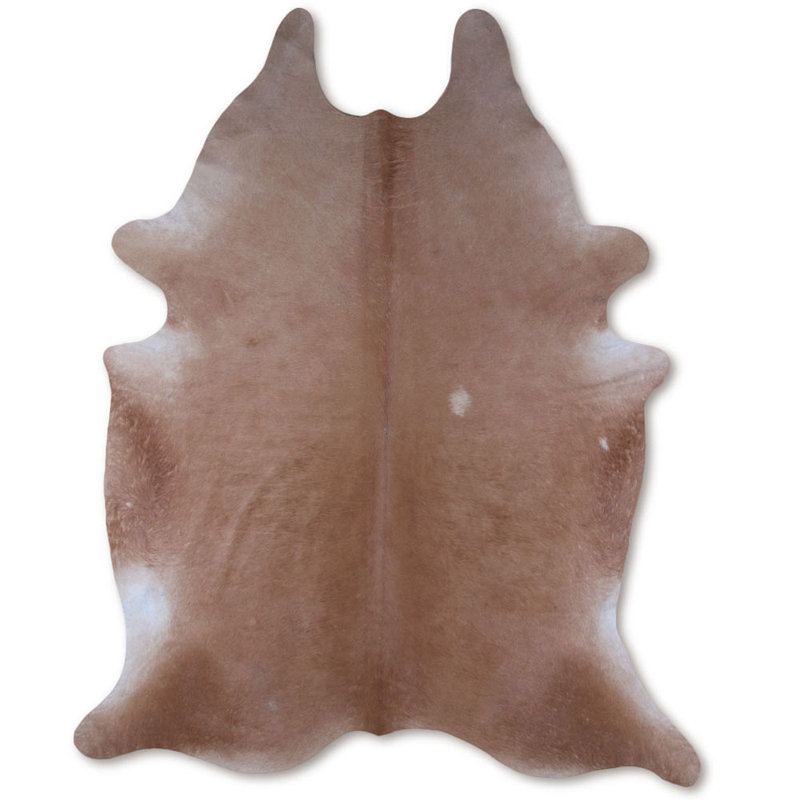 One-of-a-Kind Rauchtown Hand-Knotted 160cm x 245cm Cowhide Area Rug in Brown