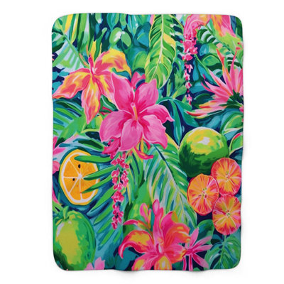 Tropical Tints - couverture de qualité supérieure 1 pièce