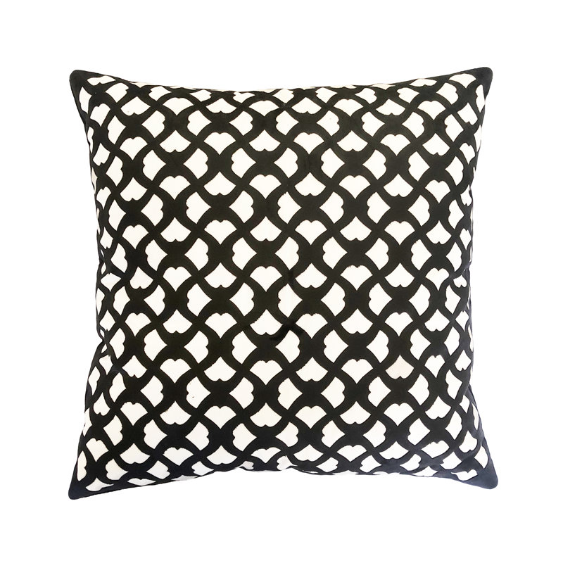 Housse de coussin Cut Cut, Noir, 20 po x 20 po
