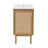 Classe 18" Freestanding Bathroom Vanity in Golden Oak with Sink Top-1373817109-1379696162