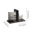 Serre-livres Roman Colosseum - Ensemble de sculpture décorative en résine pour bibliothèque, bureau et bureau personnel