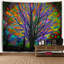 Tapisserie arc-en-ciel en polyester avec accessoires de suspension inclus-99804540