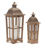 2 Piece Floor Lantern Set