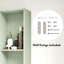 Chester Wall Mounted Bathroom Mirror Cabinet
