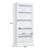 Tall 5 Shelf Standard Bookcase-1927207216