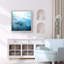 Coastal Retreat Underwater Clouds IV by  - Floater Frame Print on Canvas-51154648-128916219-128918194