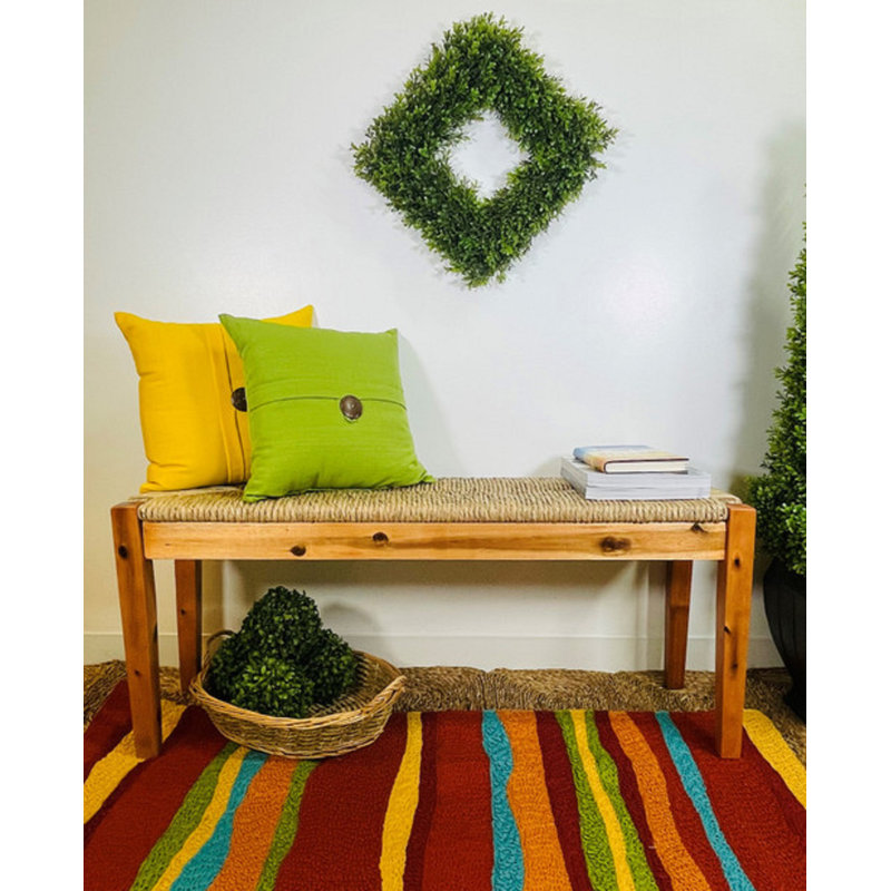 Banc en bois Madilynn, Brun