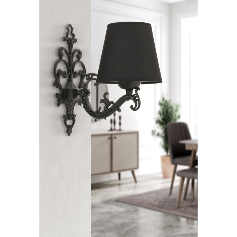 Lampe murale, Noir