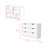 Dresser Curio, Four Drawes, White Finish-1389946123