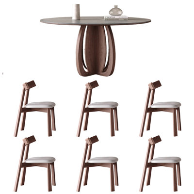 Ancient charm dining table and chair