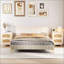 Table de chevet en rotin