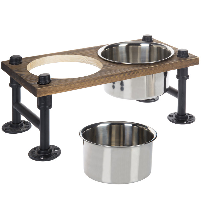 Elevated Feeder, Brown/Black