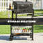 Outsunny 137.5cm W Charcoal Grill