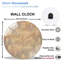 Horloge murale de 12 po