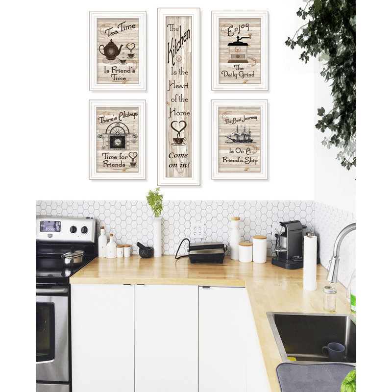Vignette 5 pièces «Kitchen Friendship Collection», Blanc
