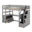 Lit mezzanine simple avec bureau et tablettes-1625706747