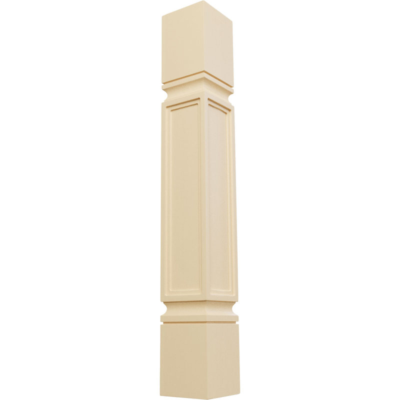 Colonne à panneau surélevé Kent, Érable