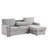 Kadjah Upholstered 88.9'' Sleeper Sofa