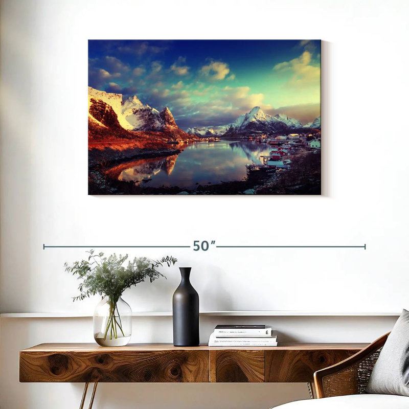 Alvord, village scandinave, H 24 po x l 36 po