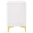 Rectangular Nightstand With 2 Drawers-252448401