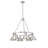 Felda 6 - Light Steel Dimmable Cone Chandelier-99998914-99998923