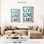 Tergel Live Love Lake, typographie-108549638