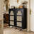Italian style thin shoe cabinet-1840611655