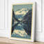 Mountain Lake Reflection Scandinavian - Wrapped Canvas-1923314590-1923314592