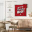 Tergel «Think Big», typographie