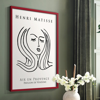 Matisse CXLVII, reproduction encadrée - bois massif