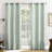 Satti Embroidered Leaf 100% Blackout Grommet Curtain Panel-90572988-90572989