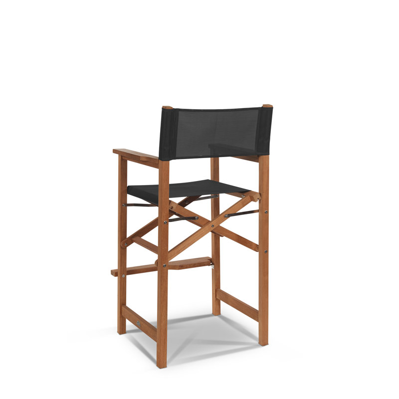 Fauteuil de salle à manger Trakas, Noir, noir, noir, noir, H 41 po
