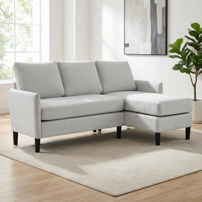 Canapé modulaire rembourré avec méridienne