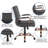 Whitney Ergonomic Upholstered Mid-Back Swivel Office Chair-1288295269-1288295264