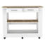 Versatile Kitchen Island with Abundant Storage and Mobility Options-115401
