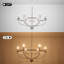 Lustre en roue de chariot à intensité variable à 6 lumières Averion-812982735