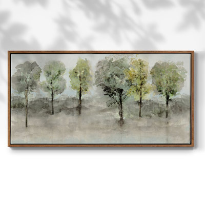Debruce Tree Line - Toile tendue avec châssis encadré - Prêt à être accroché
