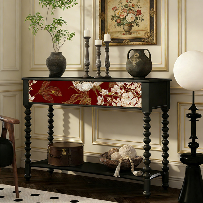 Console à tiroirs de style français