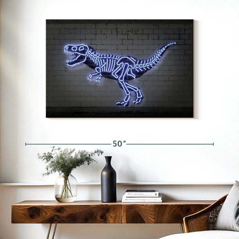 Brampt T Rex Bones, 26" H x 39" W