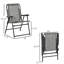 Ensemble de 2 chaises d'extérieur pliantes pour patio