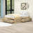 Wooden Platform Bed with 6 Drawers-212478041-212478044