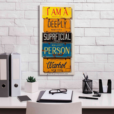 Durrance " Warhol Superficial Person " by Gregory Constantine