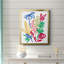 «Bold Brushstroke Blooms I», toile encadrée de qualité supérieure - prête à être accrochée-100457835-100457838