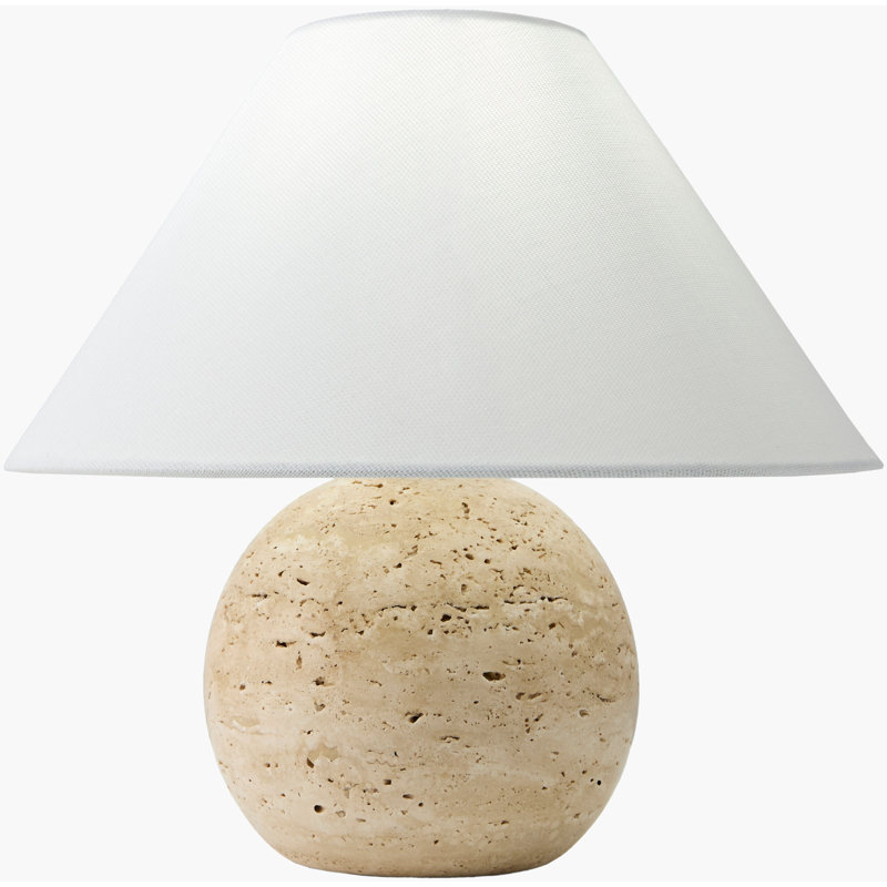 Lampe de table Gutzman, Beige, Classic Empire