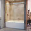Enigma Air 56" W x 62" H Single Sliding Frameless Tub Door-18015319