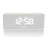 Modern & Contemporary Digital Quartz Movement / Crystal Alarm Tabletop Clock in