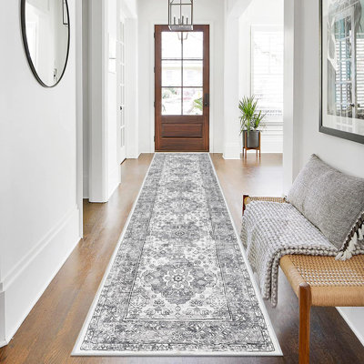 Floral Flatweave Area Rug