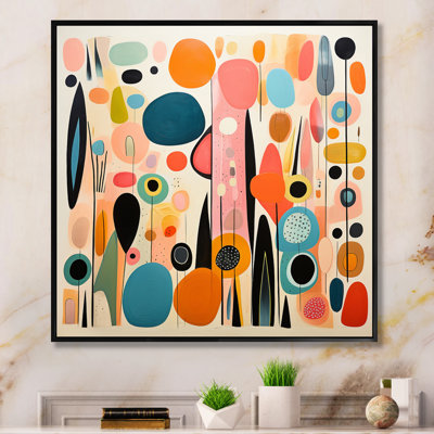 Pink Mid Century Playful Patterns II - Print